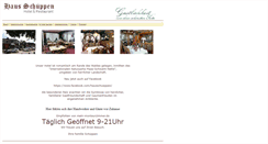 Desktop Screenshot of hotel-schueppen.de