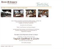 Tablet Screenshot of hotel-schueppen.de